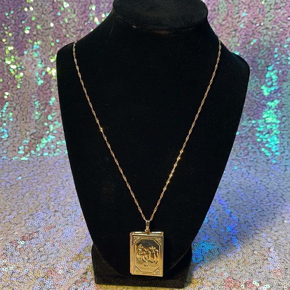 Brand new Allah pendant locket necklace - Picture 2 of 4